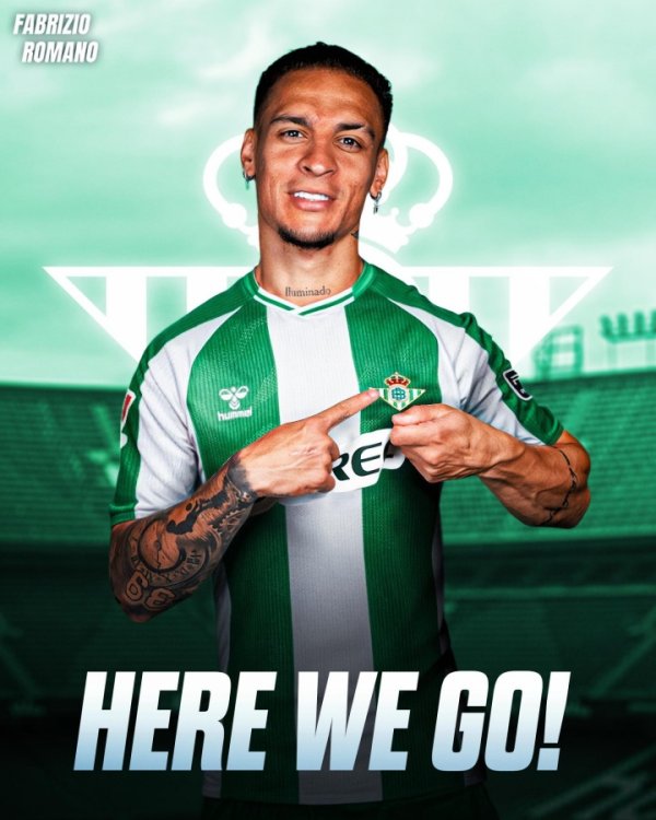 HWG! Romano: Cầu thủ chạy cánh của Manchester United Anthony tham gia Betis, phí chuyển nhượng là 25