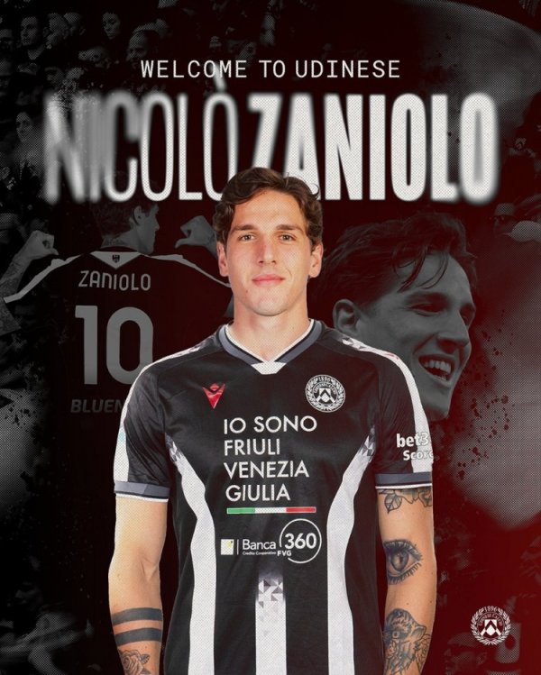 Zaniolo: Tham gia Udinese là bước phù hợp để tôi trở lại đỉnh cao và nhóm có điều kiện để thành công